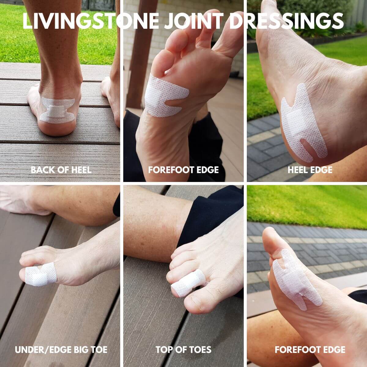 Livingstone Finger & Joint Island Dressings Dressings - Blister Prevention