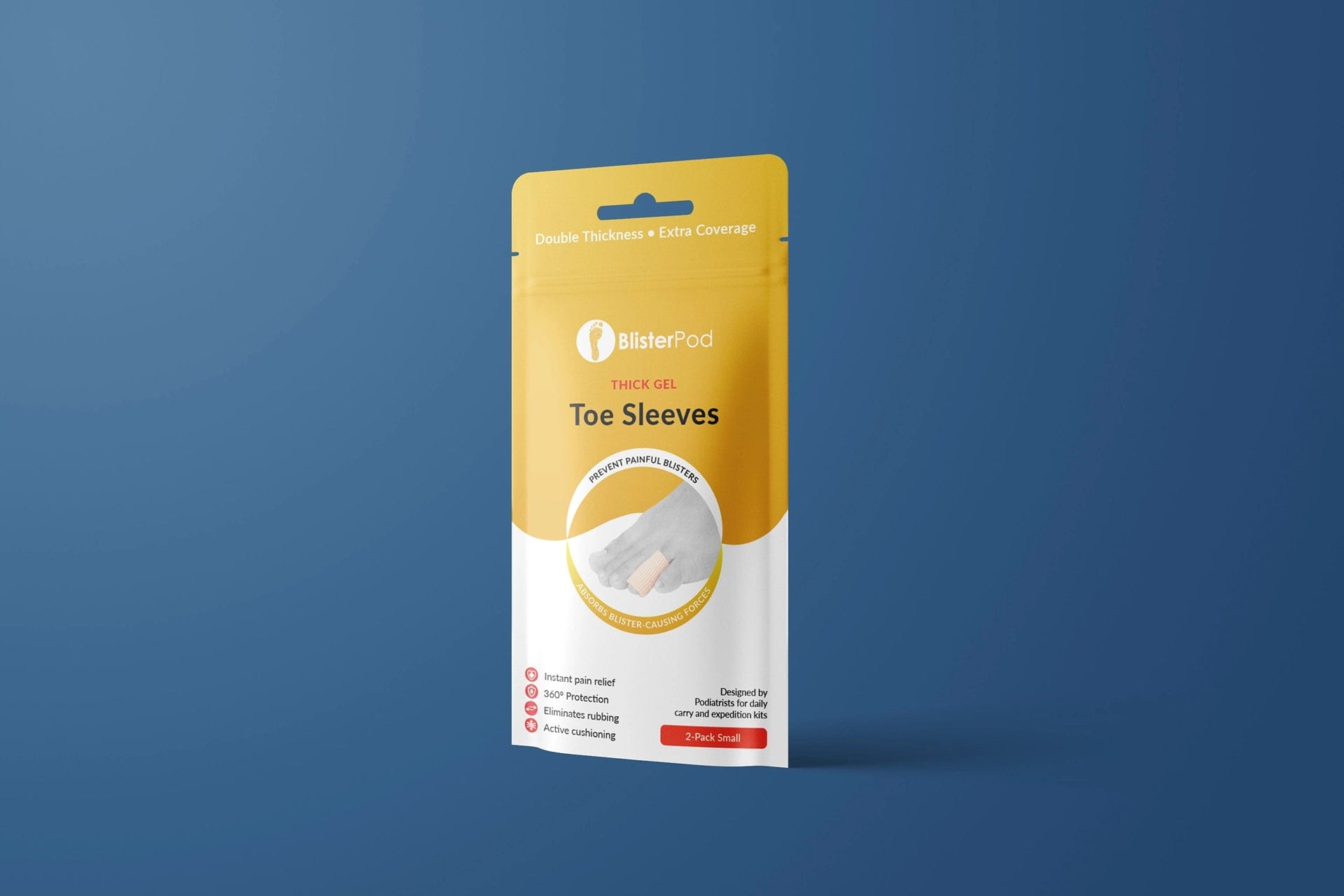 BlisterPod Gel Toe Protectors Gel Toe Protectors - Blister Prevention