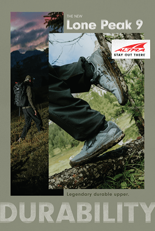 Altra Lone Peak 9+ [Men's] Shoes - Blister Prevention