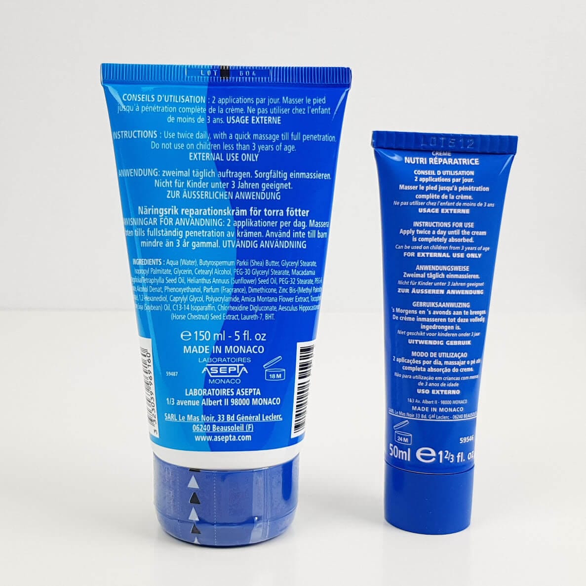 Akileine Blue Nutri-Repair Cream for Very Dry Feet  - Blister Prevention
