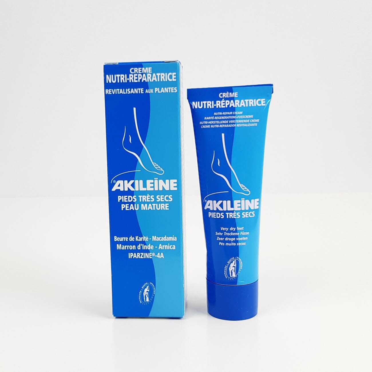 Akileine Blue Nutri-Repair Cream for Very Dry Feet  - Blister Prevention