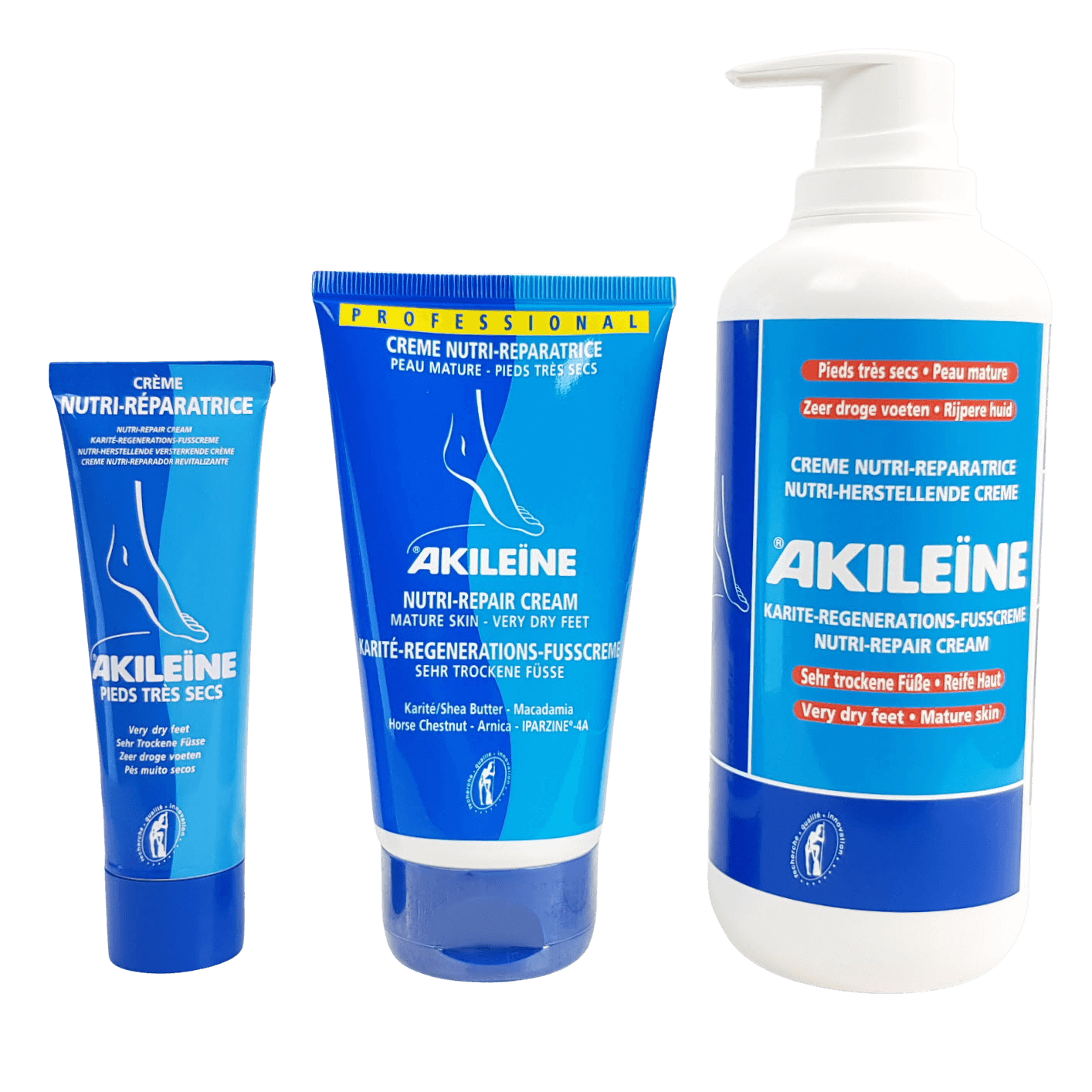 Akileine Blue Nutri-Repair Cream for Very Dry Feet  - Blister Prevention